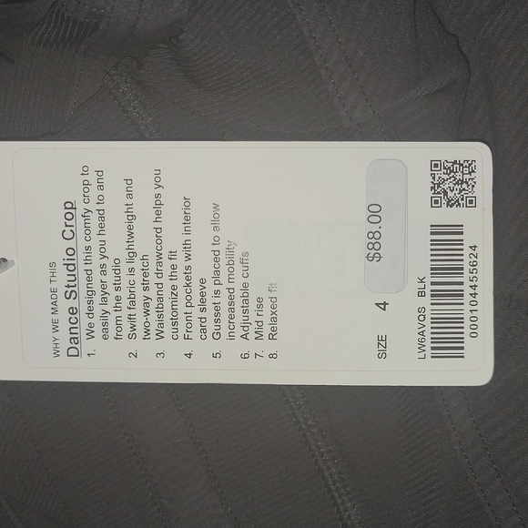 Lululemon Dance Studio Mid Rise Crop - Picture 7 of 7